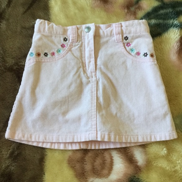 Gymboree pale pink corduroy skirt NWOT - Picture 1 of 7